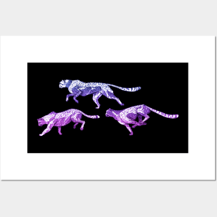 Running Cheetah II Posters and Art